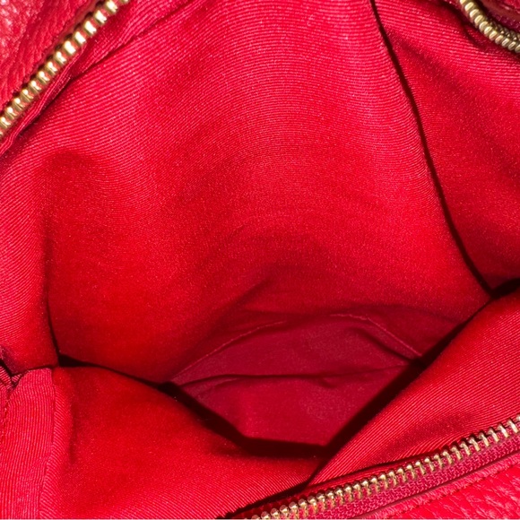 Coach Vibrant Red Leather Shoulder Bag - Picture 4 of 9